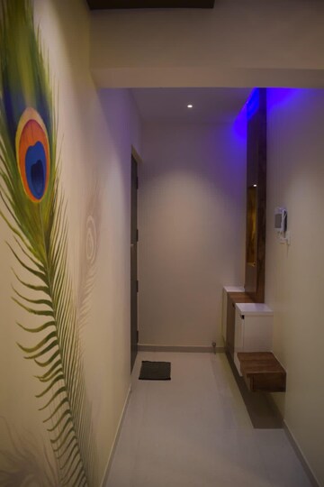 Building Lobby in 1 BHK Apartment at Kanakia Rainforest, Andheri East – for Rent