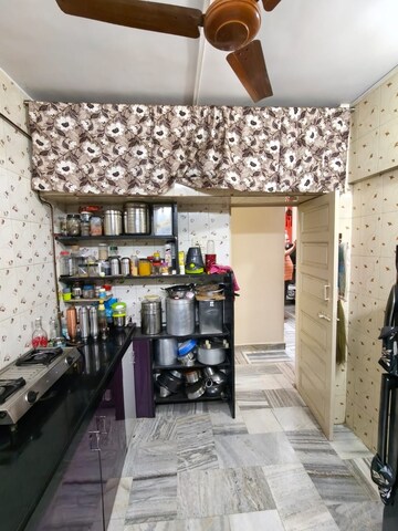 Kitchen in 1 BHK Apartment at Rajshree Dham CHS, Uthalsar – for Sale