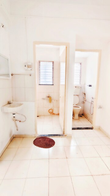 Bathroom in 1 BHK Builder Floor at Rewa CHS, Viman Nagar – for Rent