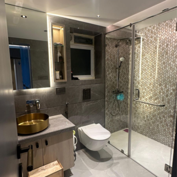 Bathroom in 2 BHK Apartment at RNA NG Eclat, Yamnuna Nagar – for Sale