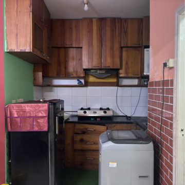 Kitchen in 2 BHK Apartment at Sapoorji Houshing Complex, New Town Action AreA-Iii – for Rent