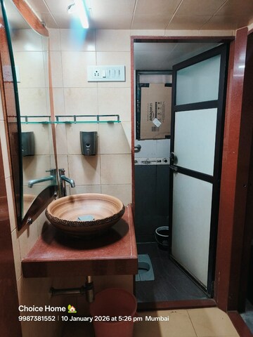 Bathroom in 1 BHK Apartment at Ghatkopar East – for Rent