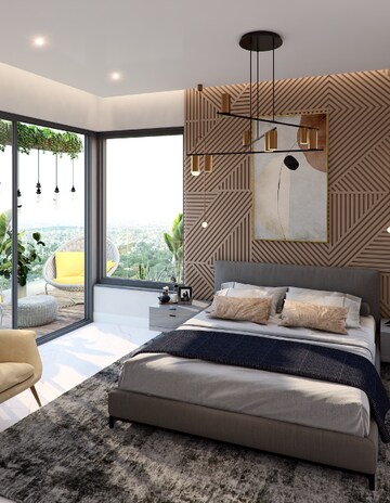 Master Bedroom in 3 BHK Apartment at Kalpataru Jade Residences, Baner – for Sale