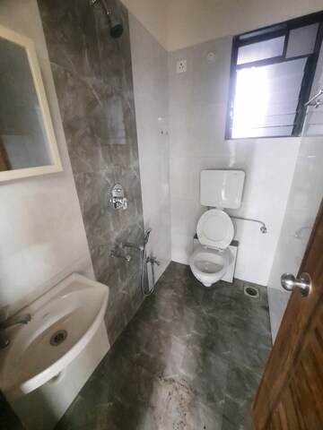 Bathroom in 2 BHK Apartment at K M Horizon Palms, Owale – for Rent
