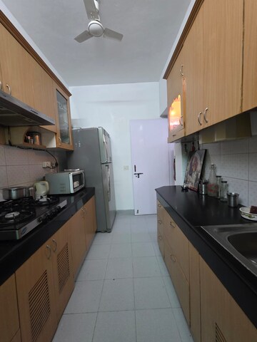Kitchen in 3 BHK Builder Floor at Unitech Woodstock Floors, Sector 50 – for Rent