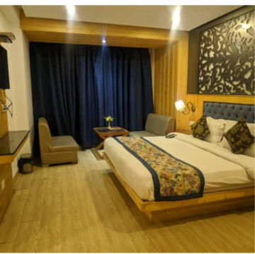 Bedroom in 4 BHK Apartment at Raiaskaran Parthenon, Bhudargarh Colony – for Sale