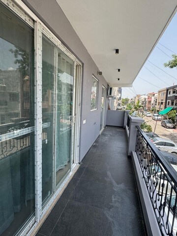 Balcony in 3 BHK Builder Floor at Sector 10 – for Rent