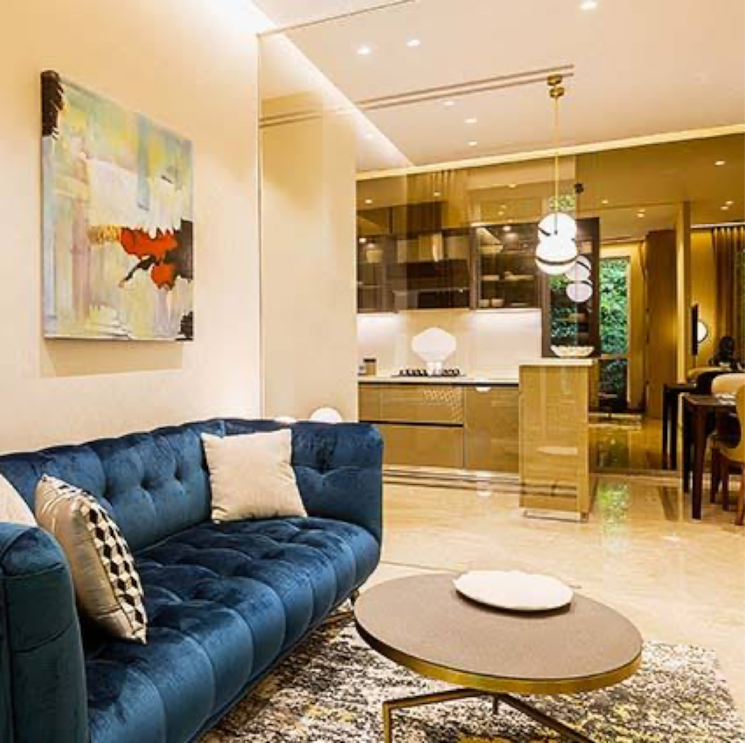Living Room, platinum-tower-1 2 Bedroom 580 Sq.Ft. Apartment In Munshi Nagar Mumbai 9773127