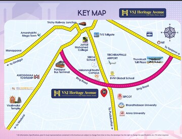  Land – Map Location View at Panjappur - for Sale