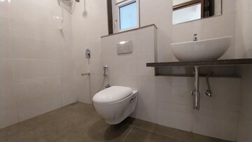 Bathroom in 2 BHK Apartment at Shapoorji Pallonji BKC 28, Bandra East – for Rent