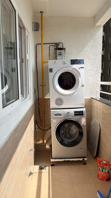 Bathroom in 3 BHK Apartment at Prestige Beverly Hills, Kokapet – for Rent