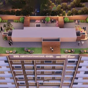 Balcony in 2 BHK Apartment at Zee Ashtavinayak, Munshi Nagar – for Rent