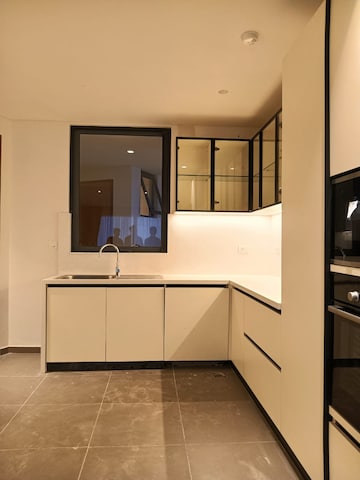 Kitchen in 4 BHK Apartment at Embassy Lake Terrace, Hebbal – for Rent