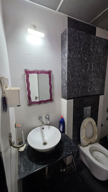 Bathroom in 2 BHK Apartment at Ganga Arcadia, Kharadi – for Rent