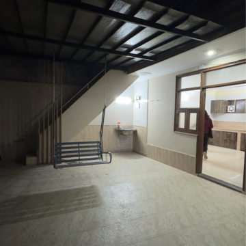 Staircase in 1 RK Builder Floor at Chattarpur – for Rent