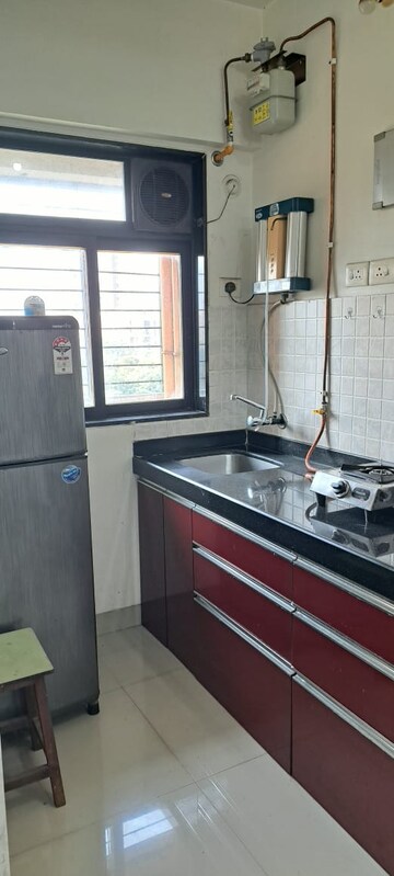 Kitchen in 1 BHK Apartment at Vijay Orovia, Ghodbunder Road – for Rent