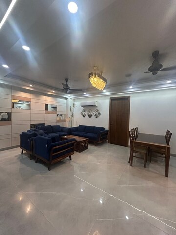 Living Room in 4 BHK Apartment at Saket – for Rent