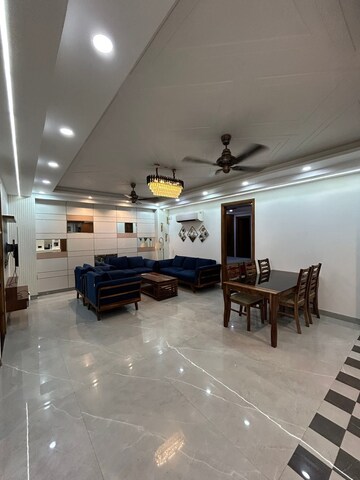 Living Room in 4 BHK Apartment at Saket – for Rent