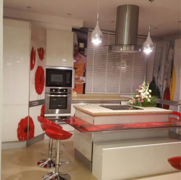 Kitchen in 5 BHK Villa at RMZ Sawaan, Yelahanka – for Sale