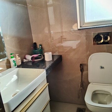 Bathroom in 3 BHK Apartment at Smart World Orchard, Sector 61 – for Rent