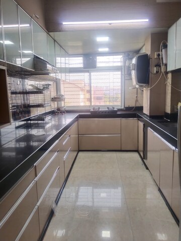 Kitchen in 3 BHK Apartment at Gajra Bhoomi Tower, Kharghar Sector 4 – for Rent