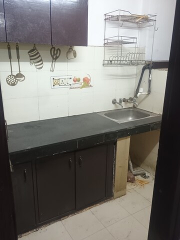 Kitchen in 1 BHK Builder Floor at Malviya Nagar – for Rent