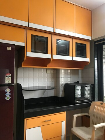 Kitchen in 1 BHK Apartment at Ajmera Odyessey Apartment, Bhakti Park – for Rent