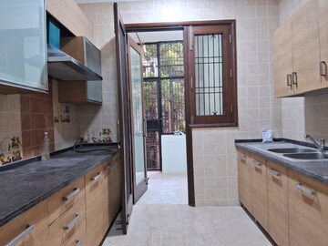 Kitchen in 3 BHK Builder Floor at Hemkunt Colony – for Rent