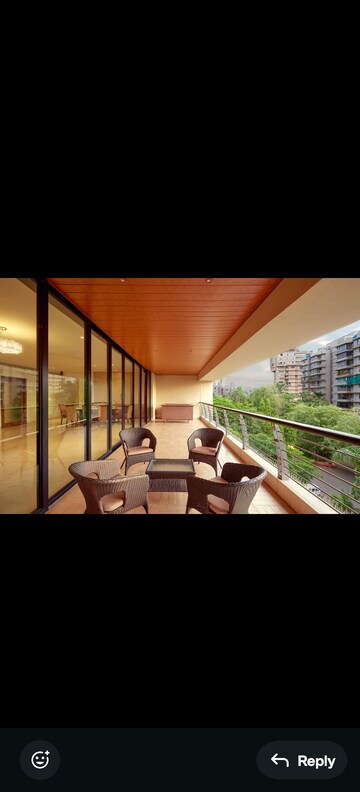 Bedroom in 4 BHK Apartment at Raheja Sunkist, Bandra West – for Rent