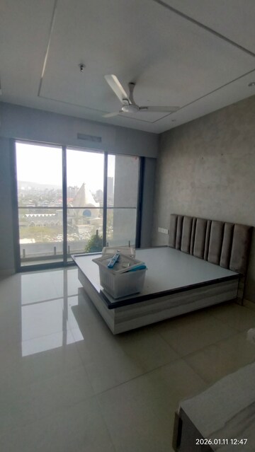 Bedroom in 3 BHK Apartment at Piramal Sunteck Signia Waterfront, Airoli Sector 14 – for Rent