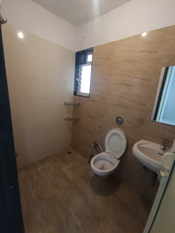 Bathroom in 2 BHK Apartment at Rajendra Dolphin Tower, Malad West – for Rent
