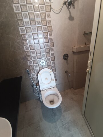 Bathroom in 2 BHK Apartment at Rajendra Dolphin Tower, Malad West – for Rent