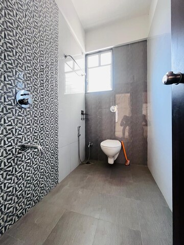 Bathroom in 2 BHK Apartment at Krishna Smruti Garden, Punawale – for Rent