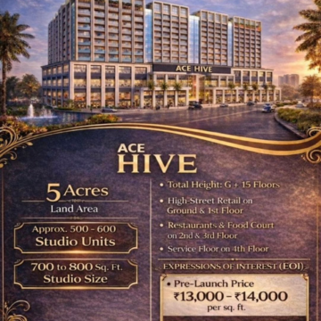  Co-working Space – Exterior View View at ACE Acreville, Yamuna Expressway - for Sale