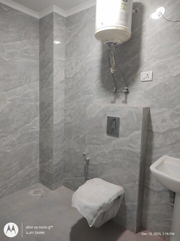 Bathroom in 3 BHK Builder Floor at Mehrauli – for Rent