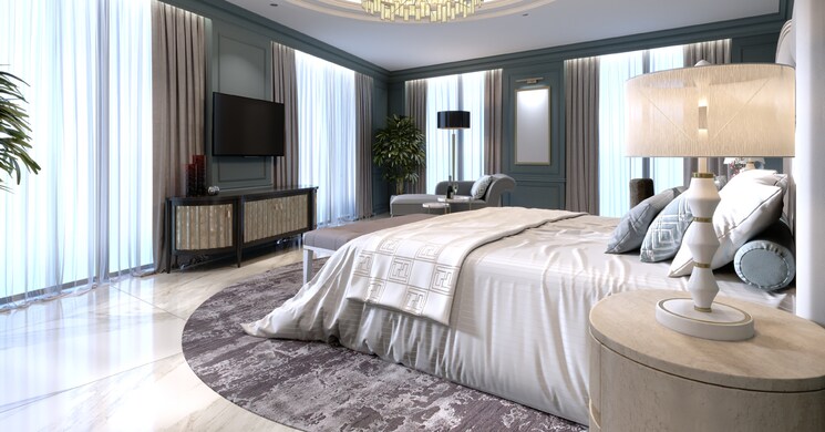 Bedroom, sector 104 3 Bedroom 1560 Sq.Ft. Builder Floor In Sector 104 Noida 9774444