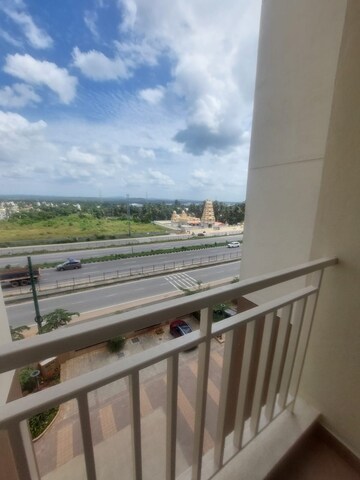 Balcony in 2 BHK Apartment at Salarpuria Sattva Ashraya, Bidadi – for Rent