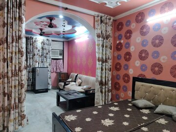 Living Room in 1 BHK Apartment at Sarita Vihar – for Rent