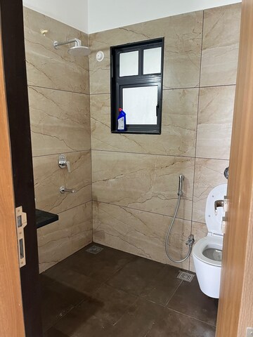 Bathroom in 2 BHK Apartment at Majestique Signature Towers, Balewadi – for Rent