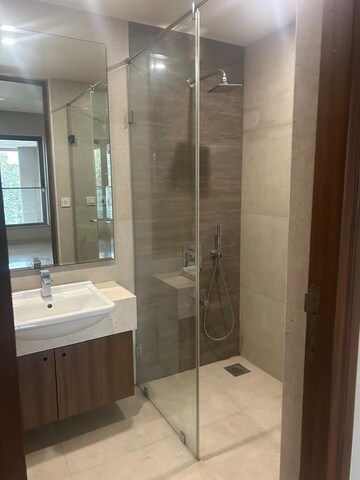 Bathroom in 4 BHK Apartment at Skyi 5 Maidan, Baner – for Rent