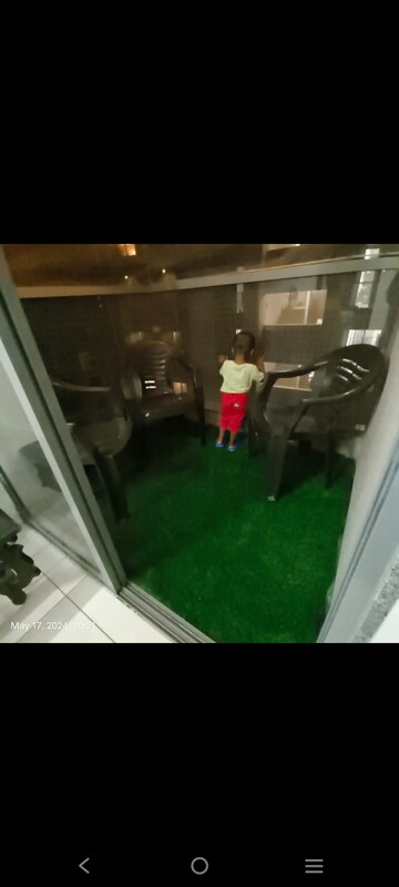 Balcony in 3 BHK Apartment at Goyal Orchid Blues, Shela – for Rent