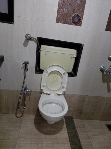 Bathroom in 2 BHK Apartment at Riddhi Garden, Malad East – for Rent