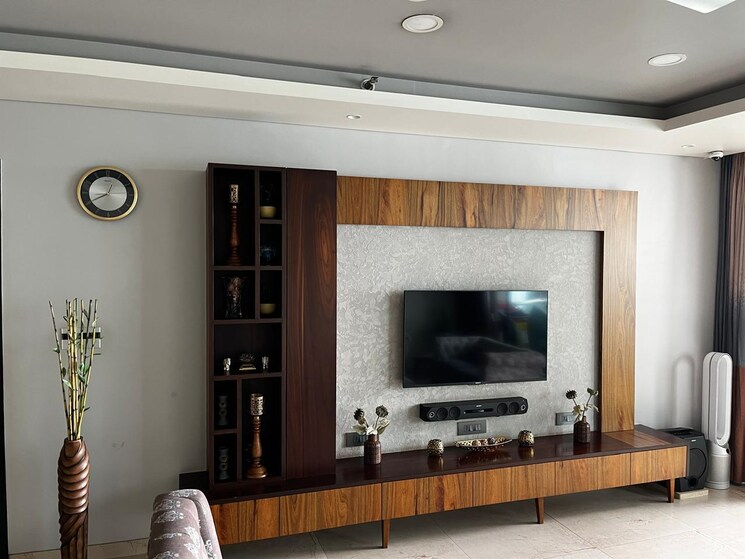 Living Room, panchshil-towers 4 Bedroom 3435 Sq.Ft. Apartment In Kharadi Pune 9775113
