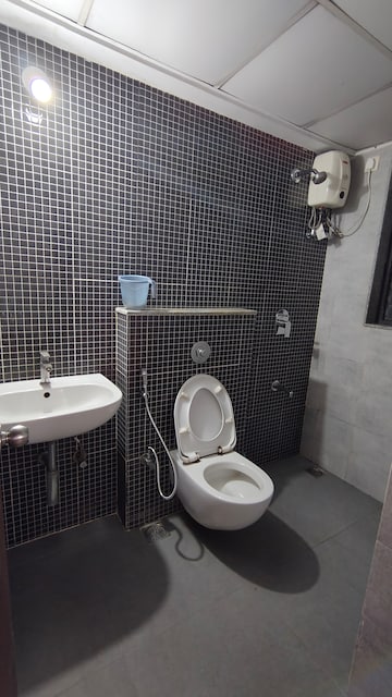 Bathroom in 2 BHK Apartment at Lodha Palava City Lakeshore Greens, Dombivli East – for Rent