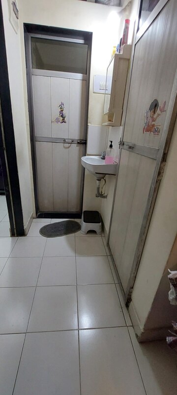 Bathroom in 1 RK Apartment at Vijay Apartment 3 CHS, Ghodbunder Road – for Sale