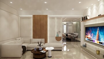 Living Room in 3.5 BHK Apartment at Suchitra – for Sale