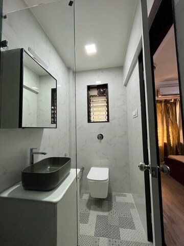 Bathroom in 2 BHK Apartment at Ashok Vihar CHS, Marol – for Rent
