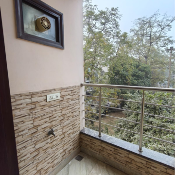 Balcony in 2 BHK Builder Floor at Lajpat Nagar ii – for Rent