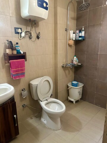 Bathroom in 2 BHK Apartment at Nitishree Aura Chimera, Raj Nagar Extension – for Sale