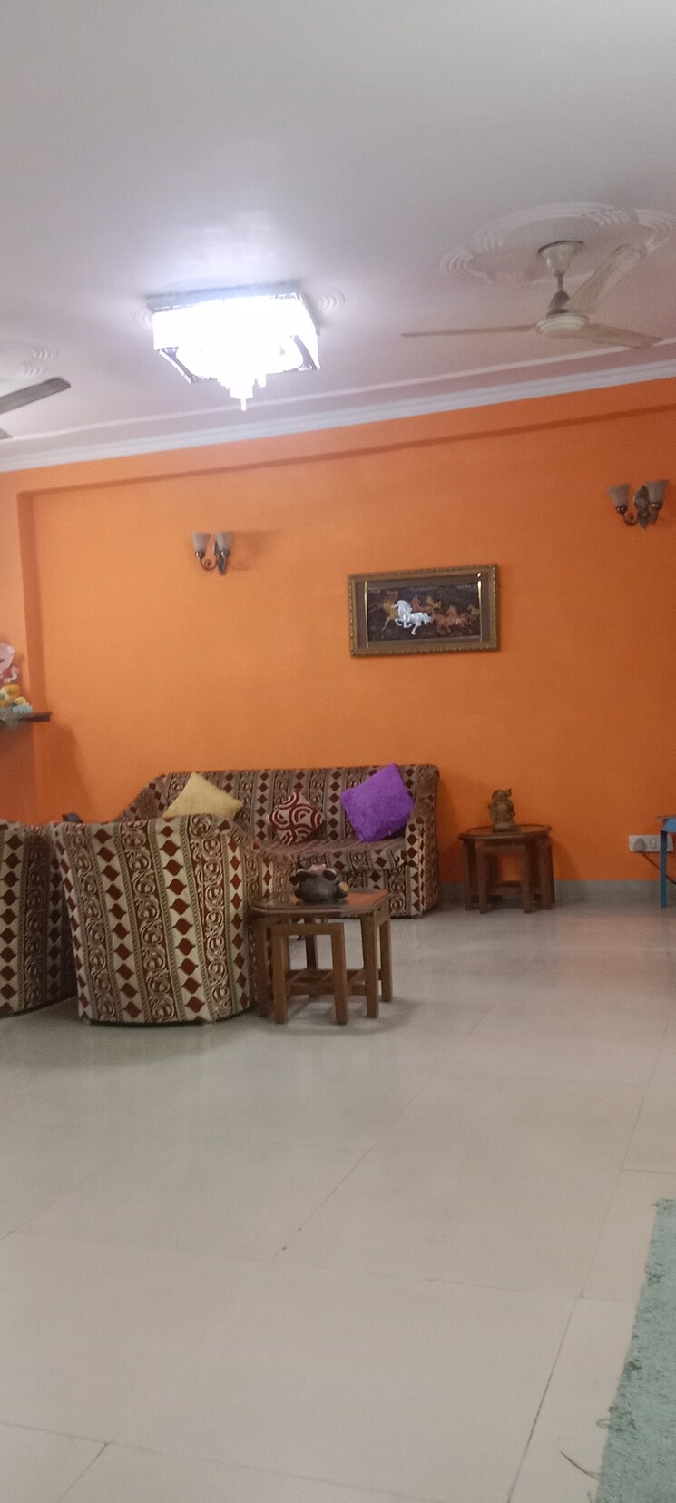 Living Room, neb sarai 3 Bedroom 1400 Sq.Ft. Builder Floor In Neb Sarai Delhi 9777148